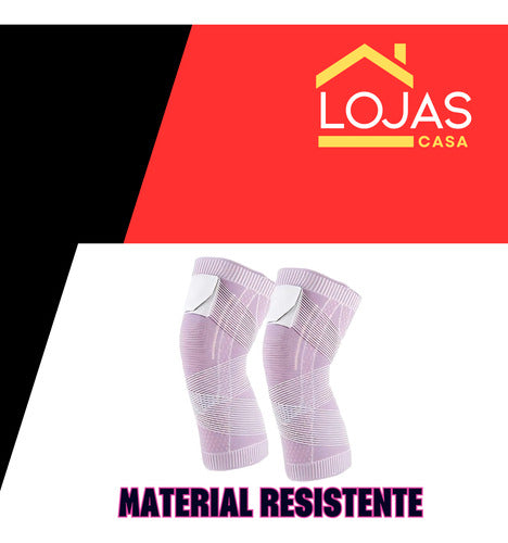 Joelheira Compressiva Faixa Ajustável Proteção Esportiva