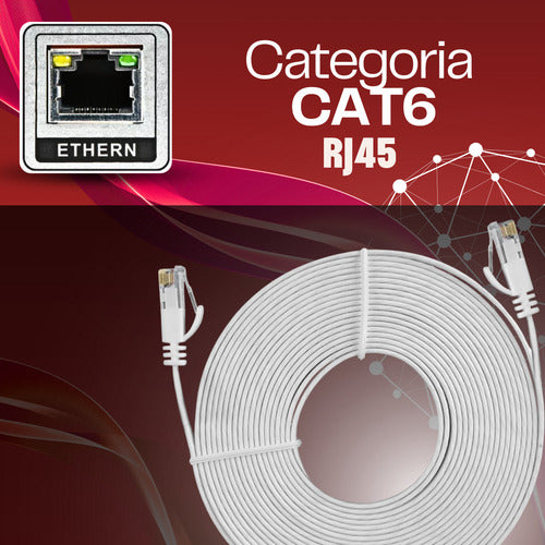 Cabo De Rede 15 Metros Lan Internet Crimpado Rj45 Cat6 Rápid