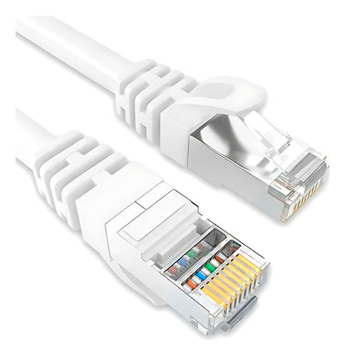 Cabo De Rede IT-BLUE 30 Metros Lan Internet Crimpado Rj45 Cat6 Alta