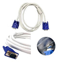 Cabo Vga 3 Metros Macho Monitor Projetor Pc Tv Profissional