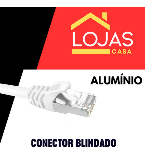 Cabo De Rede IT-BLUE 30 Metros Lan Internet Crimpado Rj45 Cat6 Alta