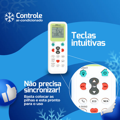 Controle Universal Para Ar Condicionado   Consul Ecoinverte