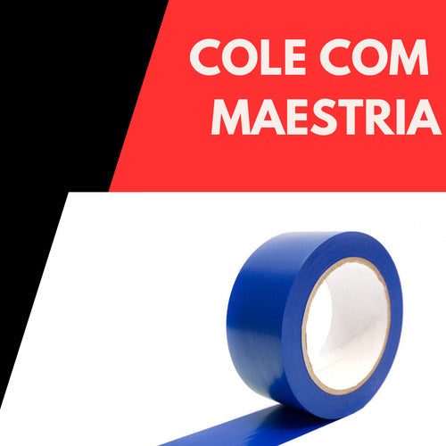 Rolo Durex Grande Adesivo 45m X 45mm Sinalizar Fita Multiuso