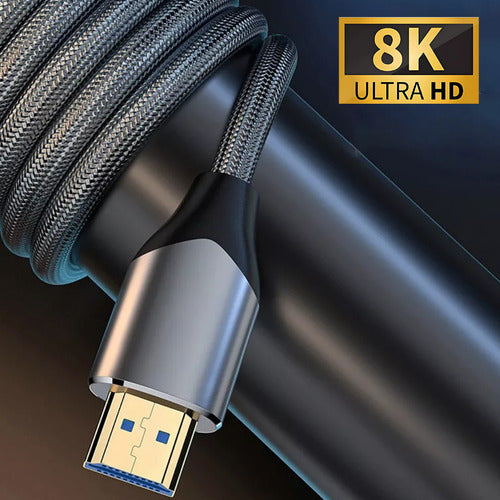 Cabo Hdmi 2m 8k 60hz Ultra Hd 2.1 4k 120hz Monitor Ps5 Xbox