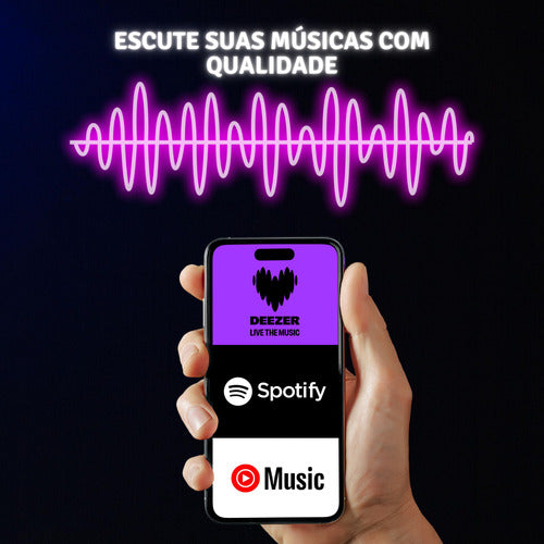 Fone De Ouvido Sem Fio Bluetooth Para  iPhone Android Games