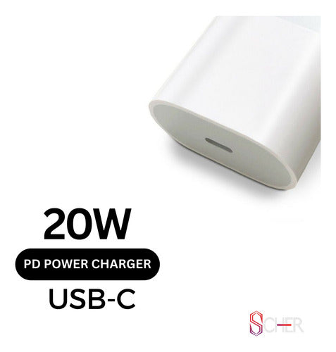 Fonte Carregador Para iPhone Usb-c Turbo Caixinha 20w