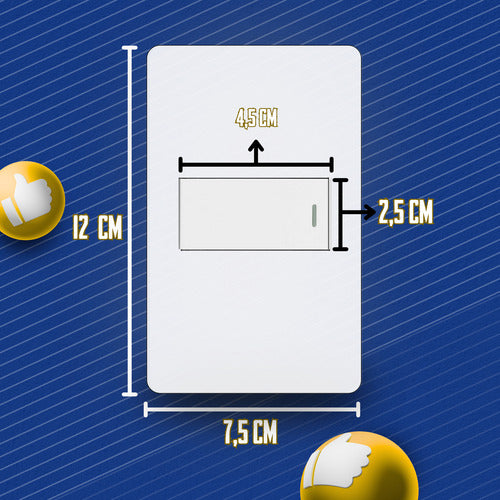 Interruptor Slim Modular 4x2 Tecla Simples Iluminaçao Branco