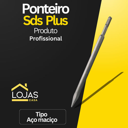 Ponteiro Demolidor Concreto Martelete Sds Plus 14x250mm