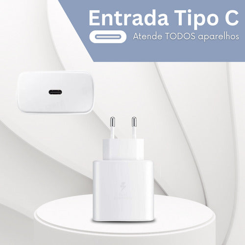 Fonte Cabo Super Rápido Para Samsung  A54 S21 S24 S25 Todos
