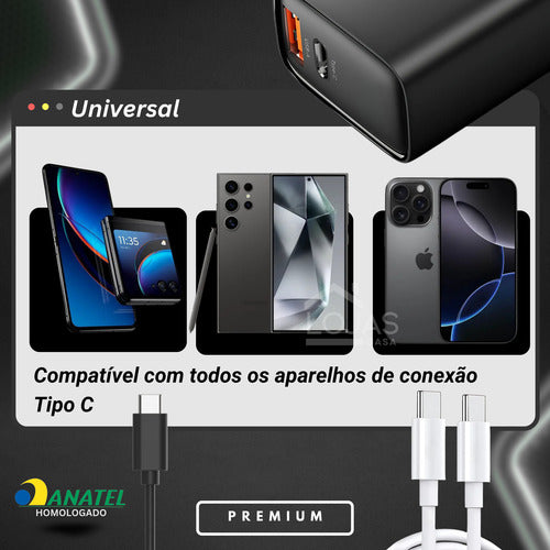 Carregador Duplo 48w Para Samsung 2 Cabos Super Fast 2m E 1m