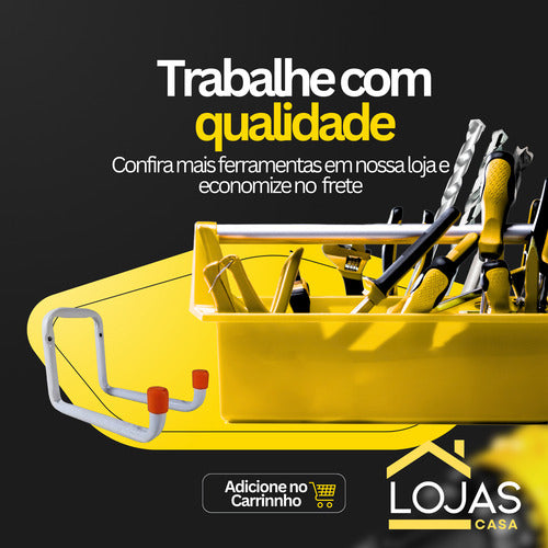 Suporte De Parede Pendurar Escada Bicicleta Mangueira