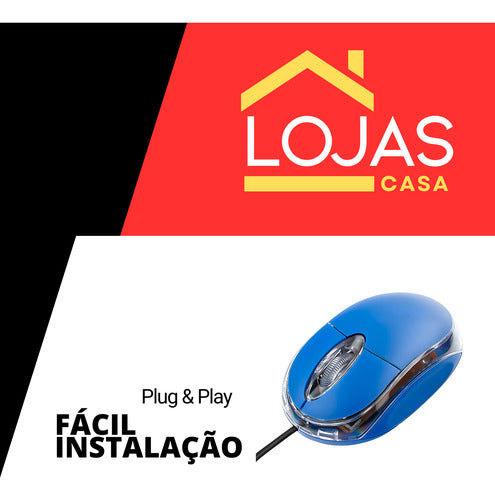Mouse Usb Com Sensor Óptico Profissional Anatômico Preto