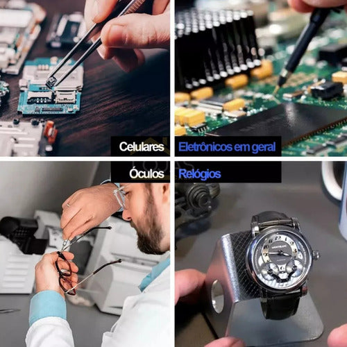 Kit Chaves De Precisão 25 Em 1 Reparos Manutenção Eletronica