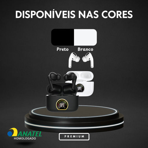 Fone De Ouvido Bluetooth 5.3 Para iPhone Premium Grave E 3d