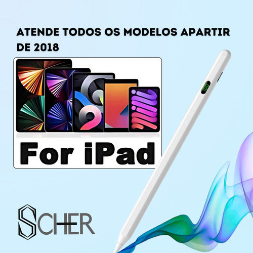 Caneta Para iPad 6, 7, 8, 9, 10 E 11 Geração Palm Rejection