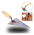 Colher Pedreiro Profissional Triangular Para Quinas Esquadro