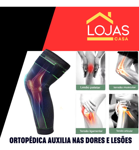 Joelheira De Compressão Cross-fit Academia Previne Lesões