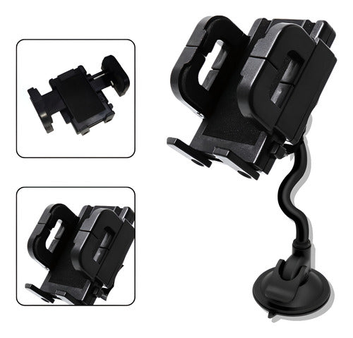 Suporte De Celular Carro Articulado Universal iPhone Android