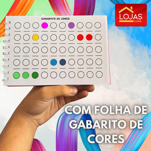 Livro Colorir Goods 50 Folhas Desenhos Bobbie Pintar Acetato