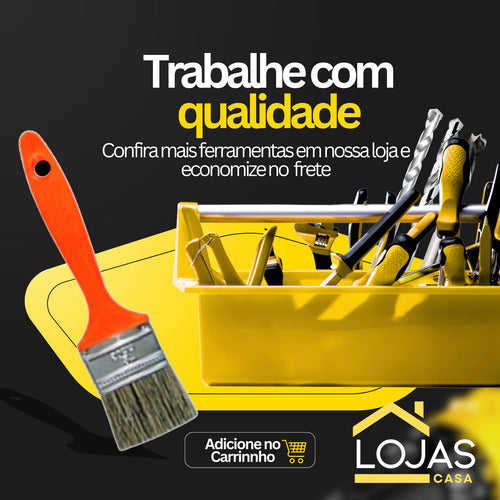Kit 3 Trincha Pincel P/ Pintura Profissional Vários Tamanhos