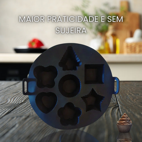 Forma De Cupcake Silicone Para Air Fryer / Lojas Casa