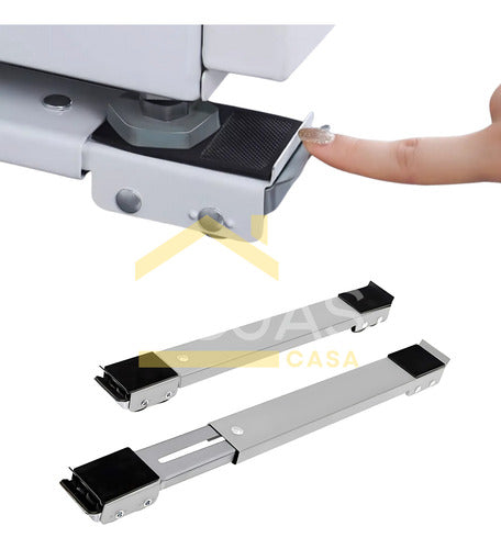 Suporte Para Geladeira/fogão/hack Com Rodinhas Até 200 Kg