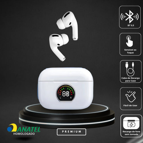 Fone De Ouvido Bluetooth 5.3 Para iPhone Premium Grave E 3d