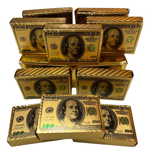 Baralho Dourado Resistente A Água Anti Rasgo Cartas Gold Our