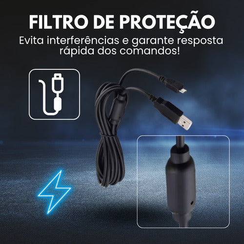 Cabo Carregador Para Controle Xbox One Usb V8 Resistente