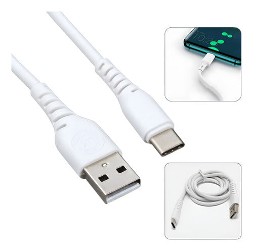 Cabo Carregador Para Samsung A20/ A32/ A31/ A52/ A72