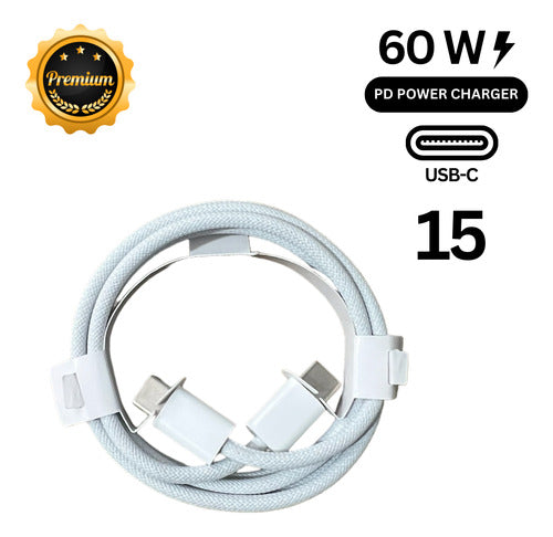 Carregador Fonte Turbo 25w Para iPhone 15 Pro Max Com Cabo