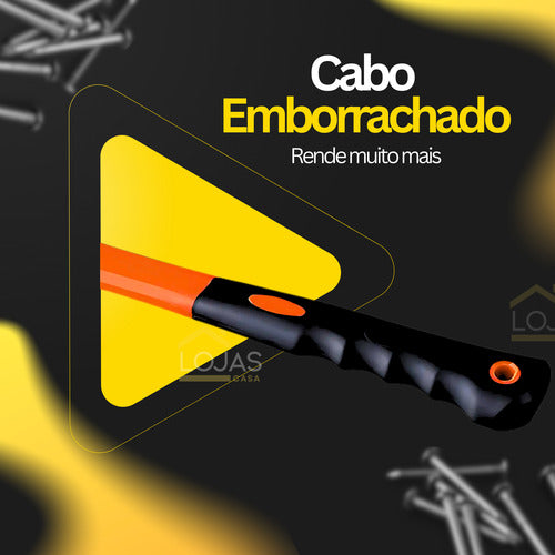 Martelo Cabo Ergonômico Carpinteiro Pedreiro 33 Cm 600g Long
