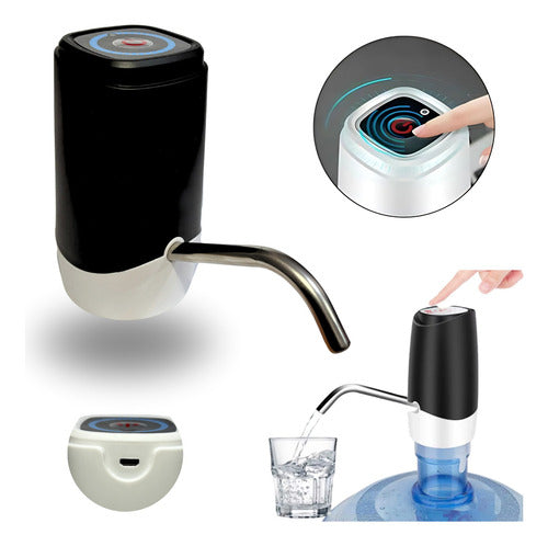 Bomba Elétrica Para Galão De Água - Recarregável Via Usb