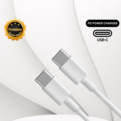 Carregador Para iPhone 15 16 Turbo 45w Tipo C Cabo Luxo