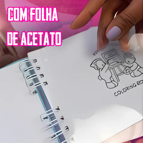 Livro Para Colorir Pintura Desenho Cute Capivara Goods