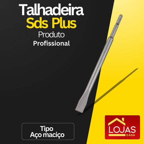 Talhadeira Sds-max Plus Lojas Casa Aço Carbono 20x250mm Martelete