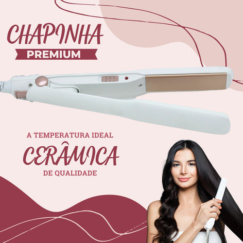 Chapinha Profissional De Cabelo Alisa Progressiva Prancha