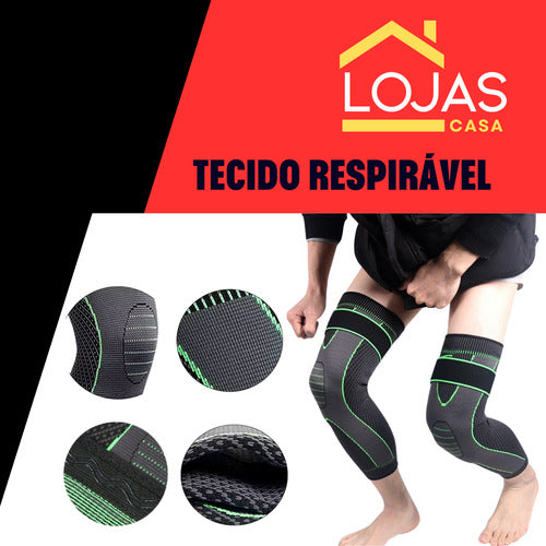Joelheira De Compressão Cross-fit Academia Previne Lesões