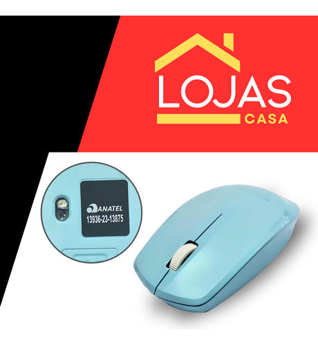 Mouse Sem Fio Sensor Óptico Profissional Confortável Cmos Un