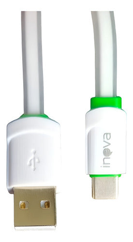 Cabo Inova Basike Tipo - C Cbo - 7420 2.4a 1 Metro Cor Branco