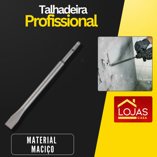 Talhadeira Sds-max Plus Lojas Casa Aço Carbono 20x250mm Martelete