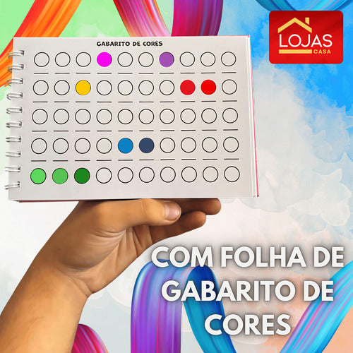 Livro Colorir Goods 50 Folhas Desenhos Bobbie Pintar Acetato