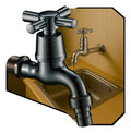 Torneira Parede Jardim Tanque Mangueira Cozinha Lavabo Inox