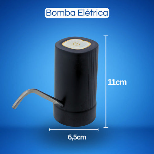 Bomba Elétrica Recarregável Para Galão De Água  Bivolt Usb