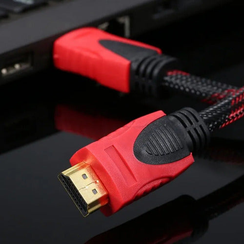 Cabo Hdmi 5 Metros Blindado 3d Full Hd Para Tv Game Pc Forte