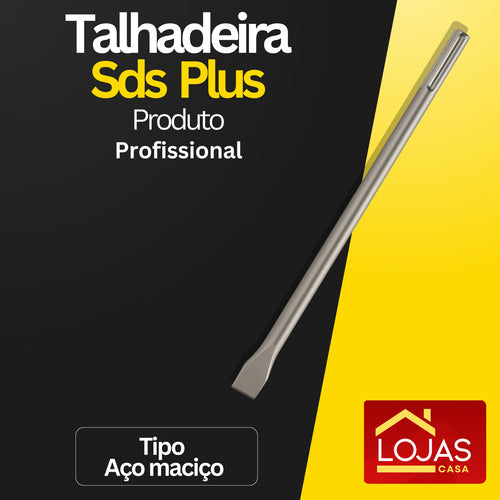 Talhadeira Larga Profissional Martelete Sds Max 400 X  25mm