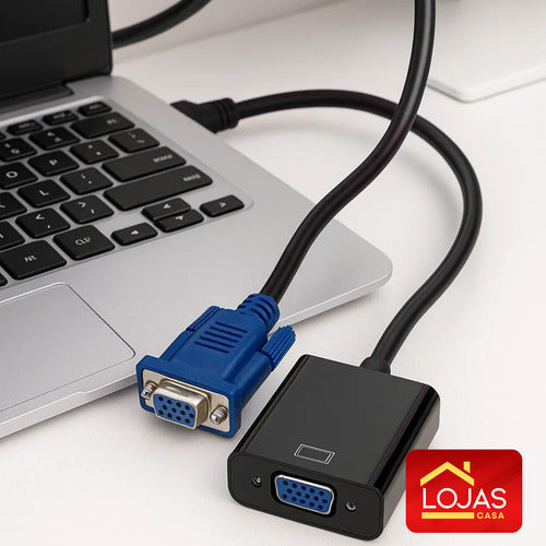 Conversor De Hdmi Para Vga Com Imagem Full Hd Pc Not Premium
