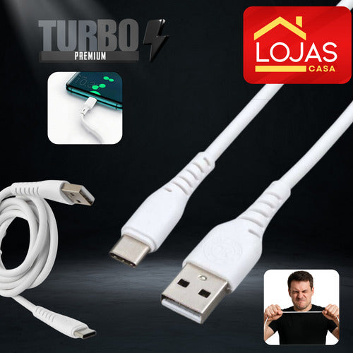 Cabo Carregador Para Samsung A20/ A32/ A31/ A52/ A72