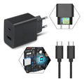 Carregador Para Motorola 30w Usb-c Duo Moto G G84 Edge Razr