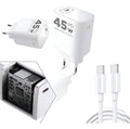 Carregador Para iPhone 15 16 Turbo 45w Tipo C Cabo Luxo